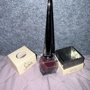Christian Louboutin Burgundy colored Nail Polish. New with box